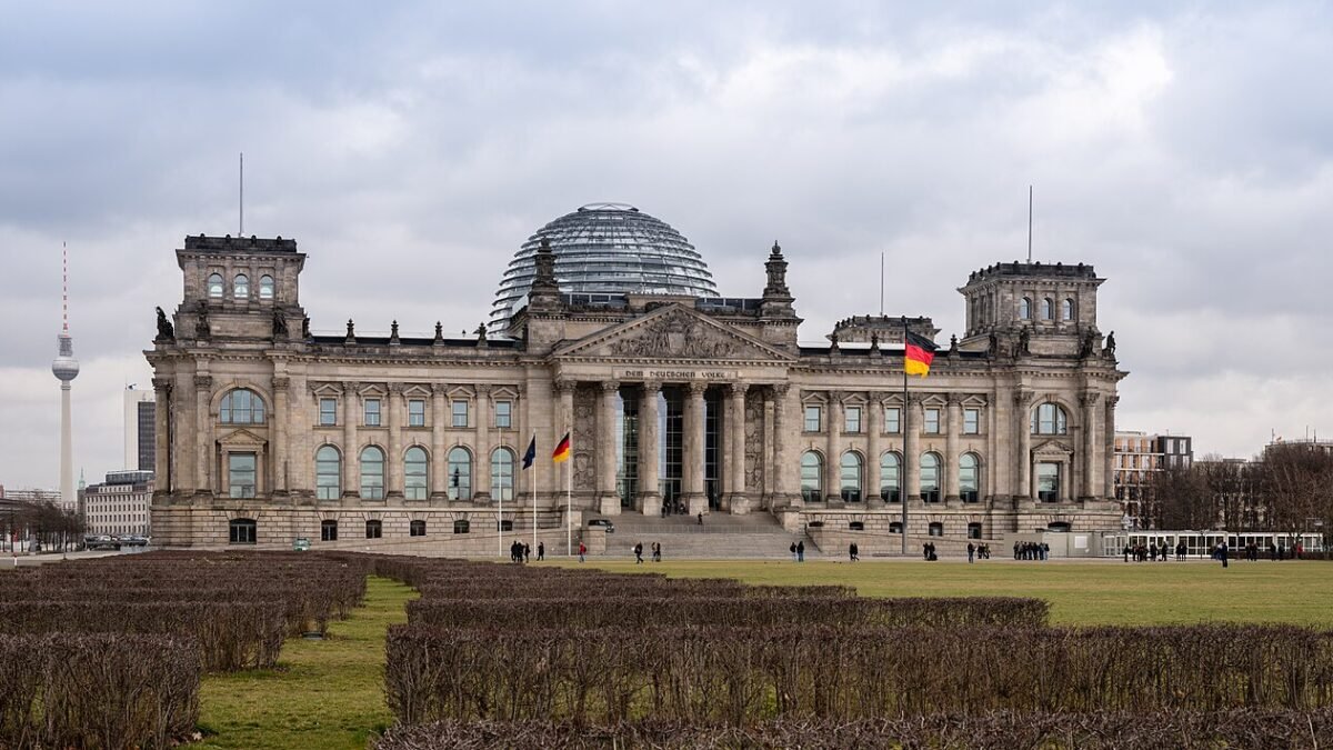 Le Reichstag à Berlin, siège du Bundestag