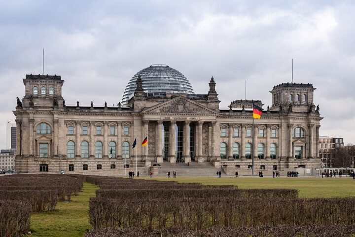Le Reichstag à Berlin, siège du Bundestag